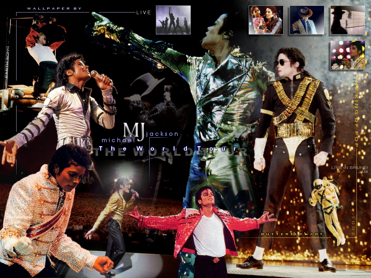 MJ - LIVE - t h e  w o r l d  t o u r (wall 2005) exclusive